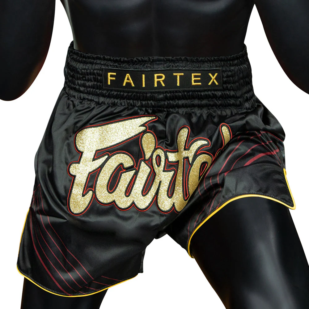 Fairtex Muay Thai Shorts BS1925, Schwarz 3