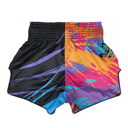 Fairtex Muay Thai Shorts BS1933 World Music, Schwarz 2