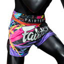 Fairtex Muay Thai Shorts BS1933 World Music, Schwarz 3