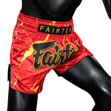 Fairtex Muay Thai Shorts BS1946 Inferno, Rot 4