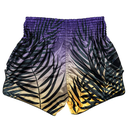 Fairtex Muay Thai Shorts BS1941 Short Dawn, Blau-Gelb 2