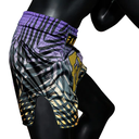 Fairtex Muay Thai Shorts BS1941 Short Dawn, Blau-Gelb 5