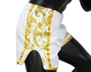 Fairtex Muay Thai Shorts Glory BSG2, Weiß-Gold 6