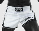 Fairtex Muay Thai Shorts Glory BSG3, Weiß-Schwarz