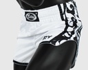 Fairtex Muay Thai Shorts Glory BSG3, Weiß-Schwarz 4
