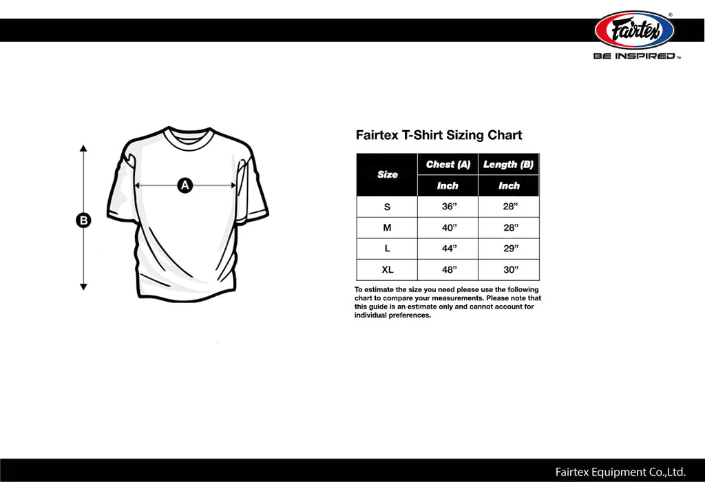 Fairtex T-Shirt TS7, Schwarz