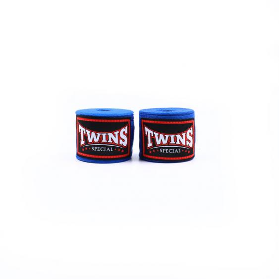 Twins Boxbandage 5m Unelastisch, Blau