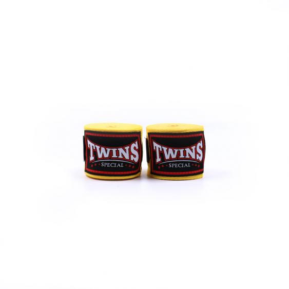 Twins Boxbandage 5m Unelastisch, Gelb