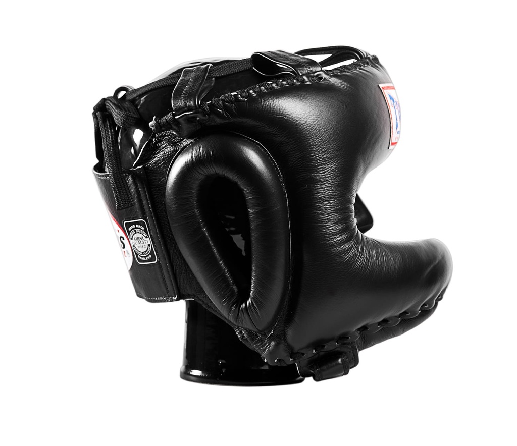 Twins Kopfschutz HGL-10 Leder, Schwarz