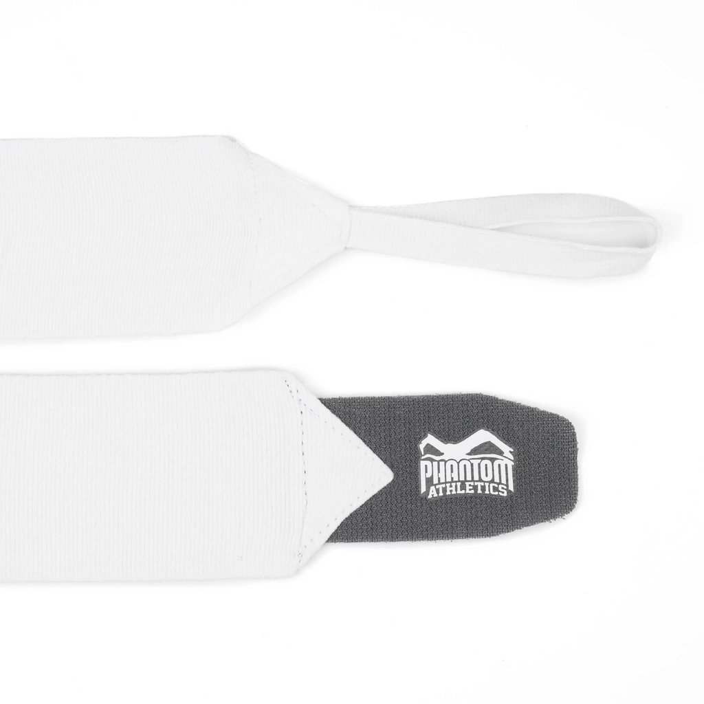 Phantom Boxbandagen Impact 4m Halbelastisch, Weiß