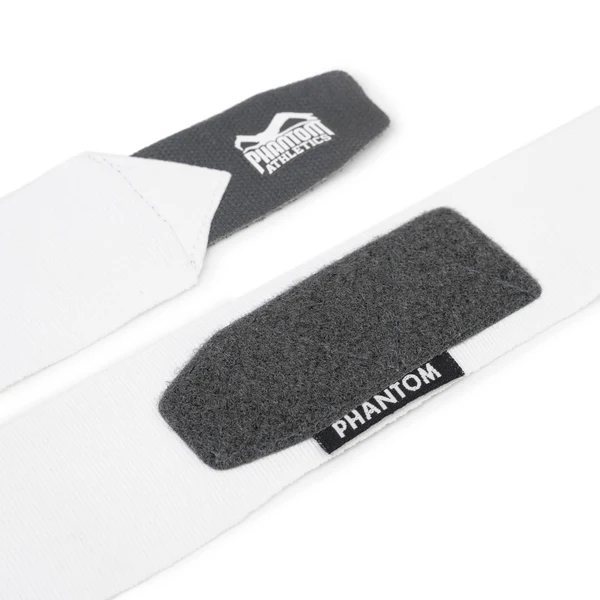 Phantom Boxbandagen Impact 4m Halbelastisch, Weiß