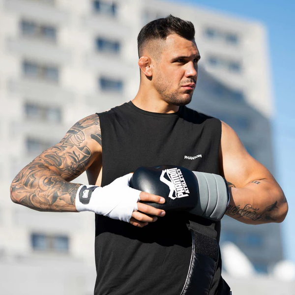 Phantom Boxbandagen Impact 4m Halbelastisch, Weiß