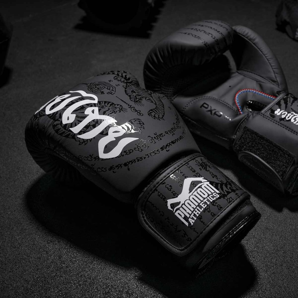 Phantom Boxhandschuhe Muay Thai, Schwarz 4