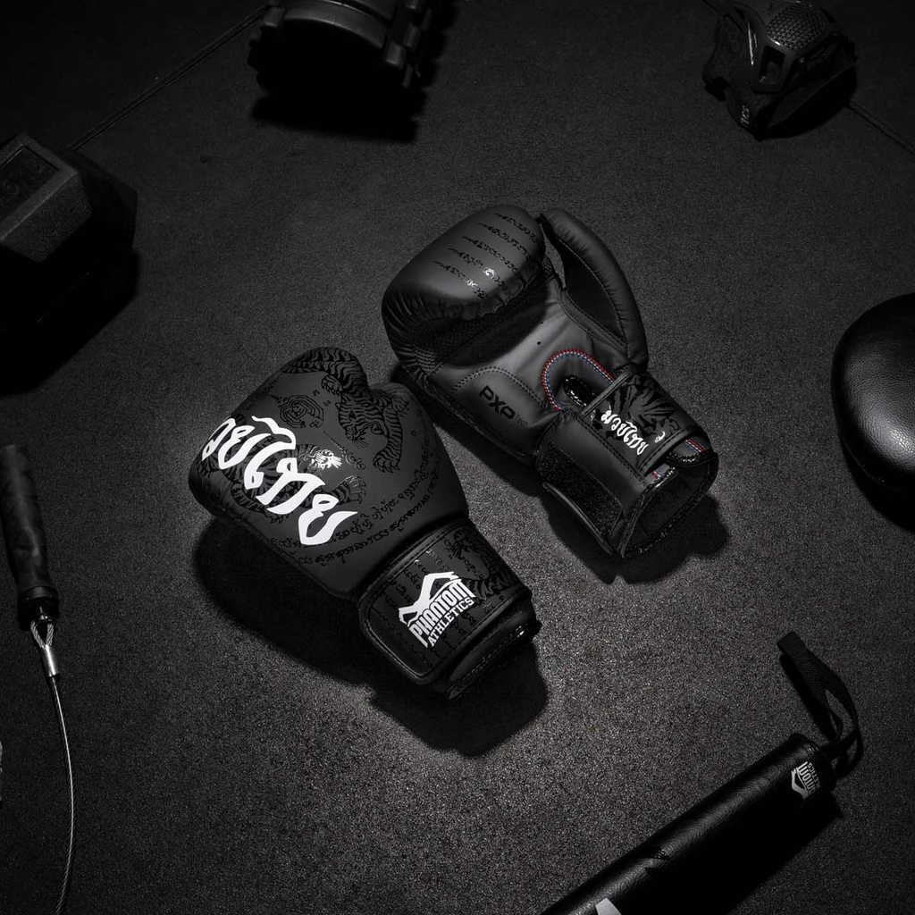 Phantom Boxhandschuhe Muay Thai, Schwarz 6