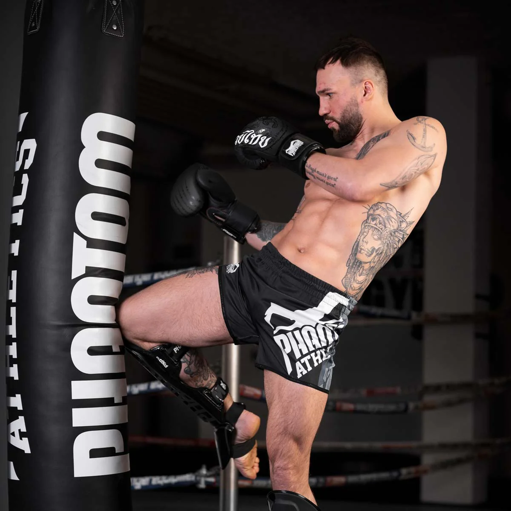 Phantom Boxhandschuhe Muay Thai, Schwarz 8