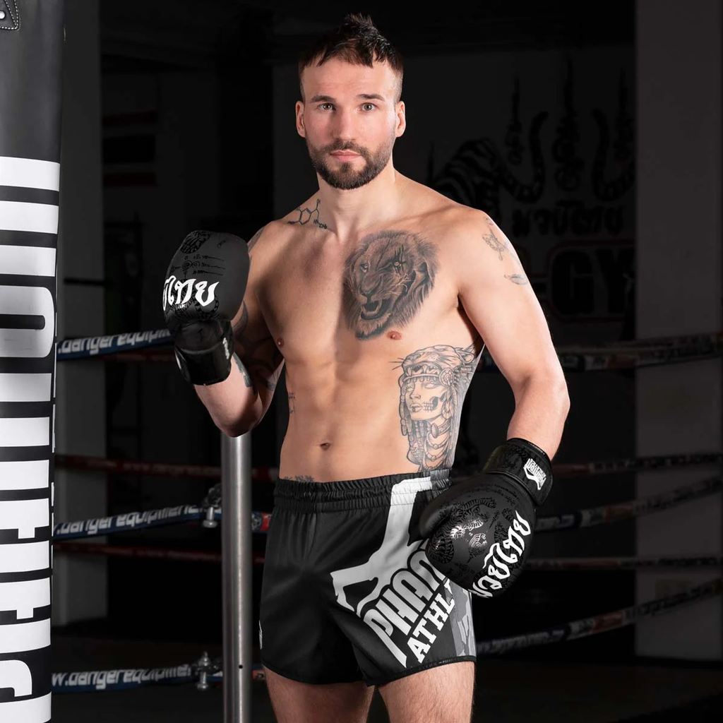 Phantom Boxhandschuhe Muay Thai, Schwarz 10