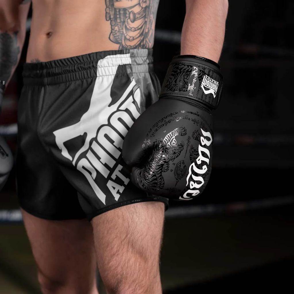 Phantom Boxhandschuhe Muay Thai, Schwarz 12