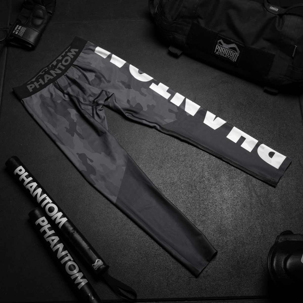 Phantom Compression Pants Domination, Camo-Schwarz 3