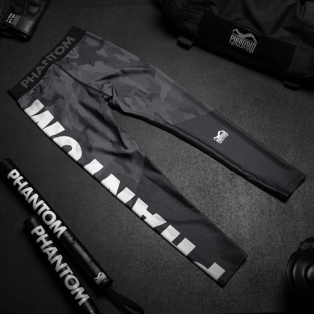 Phantom Compression Pants Domination, Camo-Schwarz 4