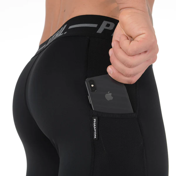 Phantom Compression Pants Tactic, Schwarz
