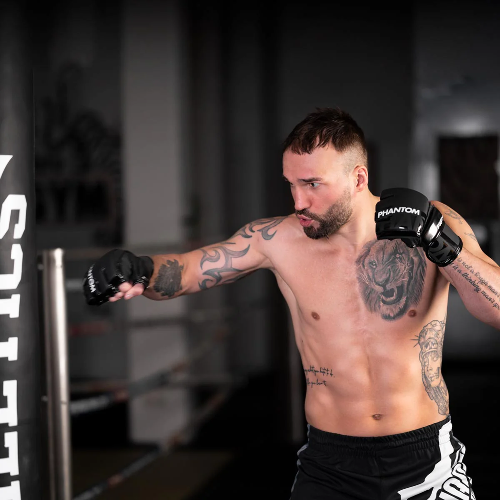 Phantom MMA Handschuhe Apex Hybrid, Schwarz 4