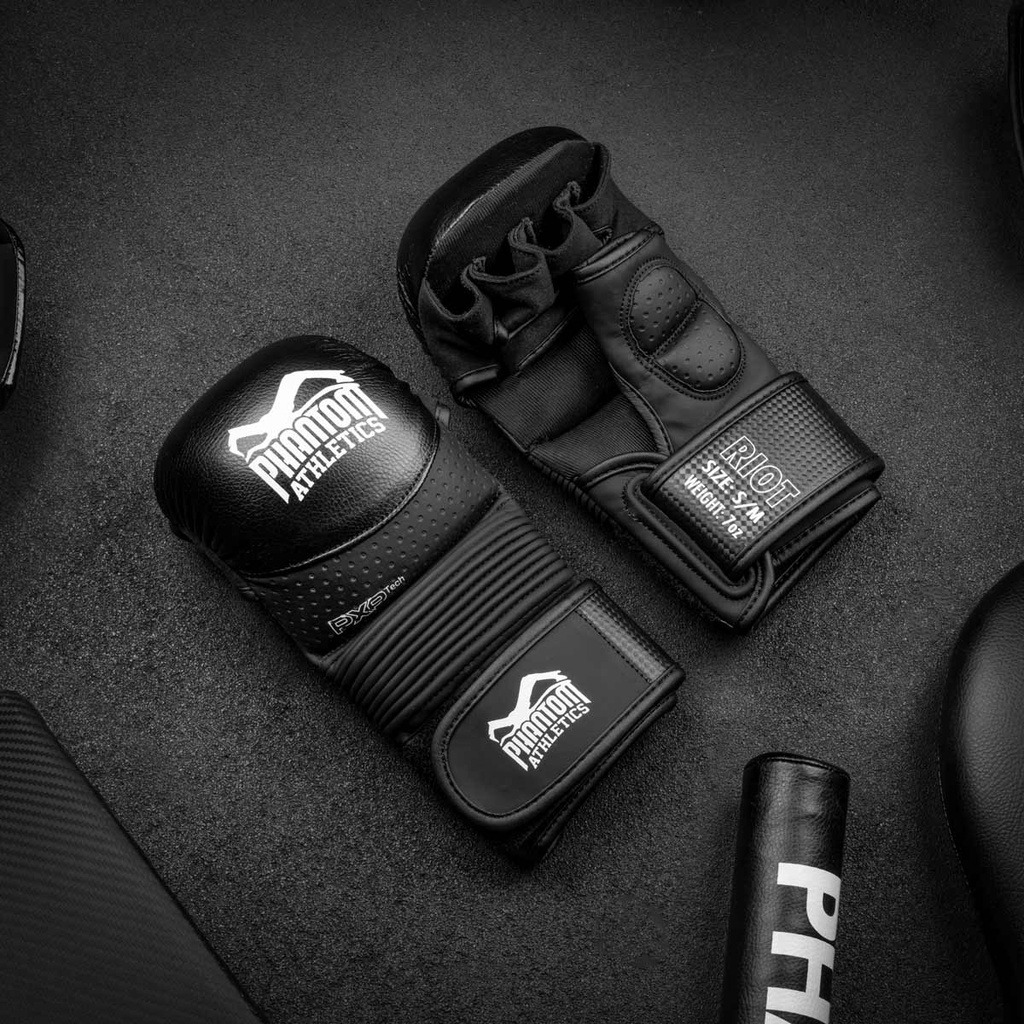 Phantom MMA Handschuhe Sparring Riot Pro, Schwarz 10