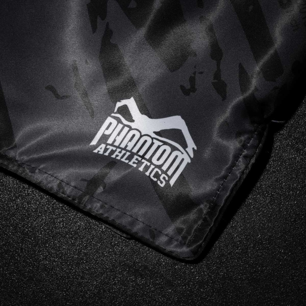 Phantom Muay Thai Shorts Camo Tiger, Schwarz-Grau 6