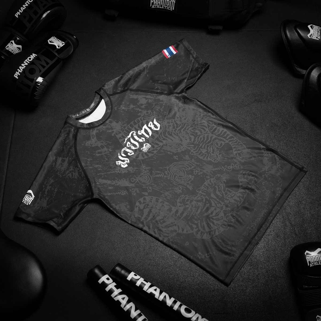 Phantom Rash Guard Muay Thai, Schwarz 3