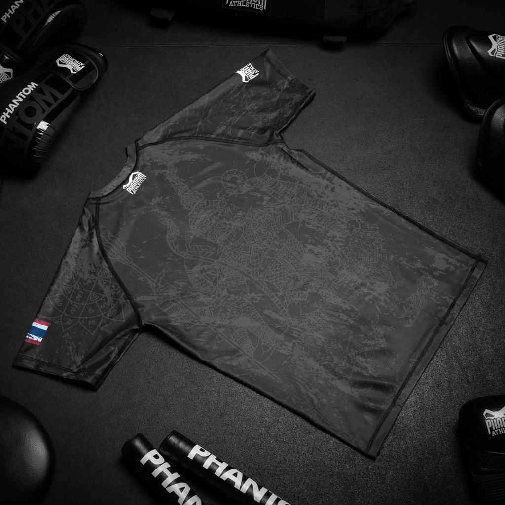 Phantom Rash Guard Muay Thai, Schwarz 4