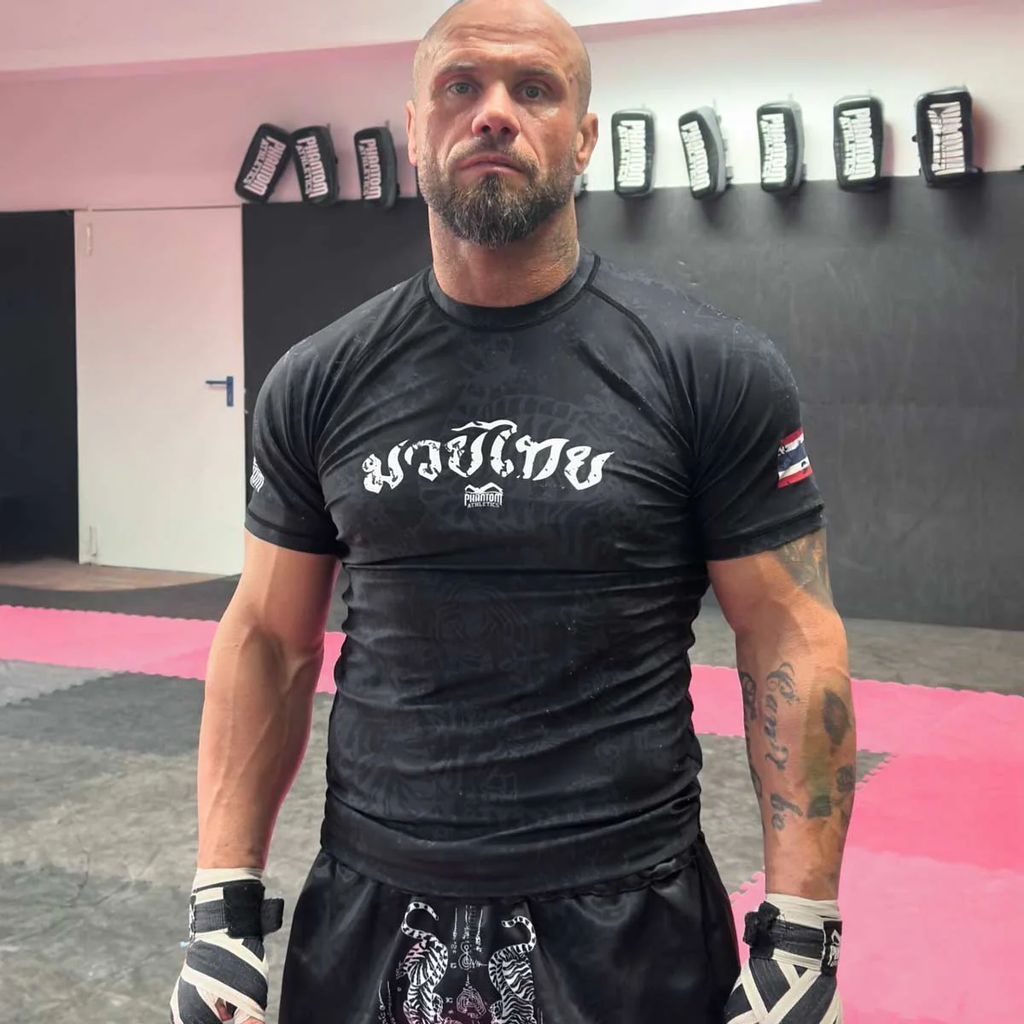 Phantom Rash Guard Muay Thai, Schwarz 8