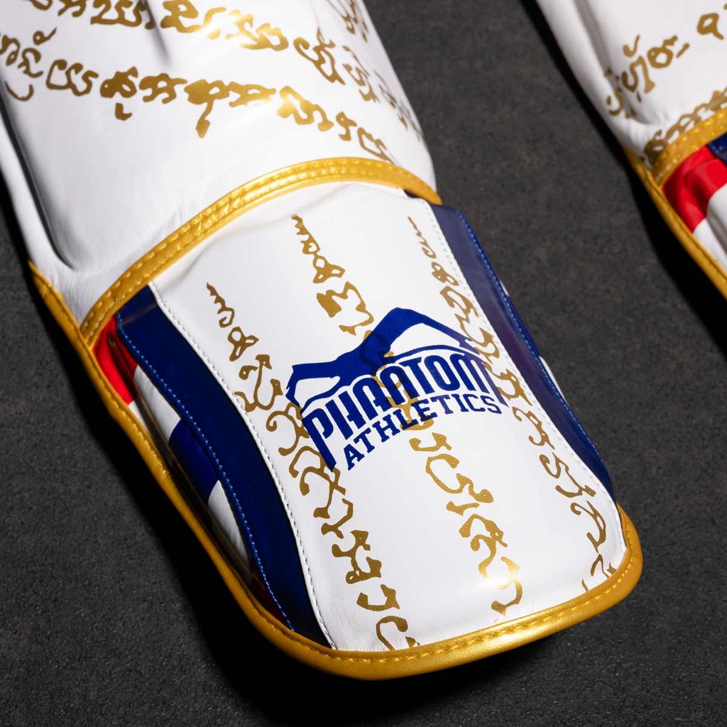 Phantom Schienbeinschoner Muay Thai LE, Weiß 7