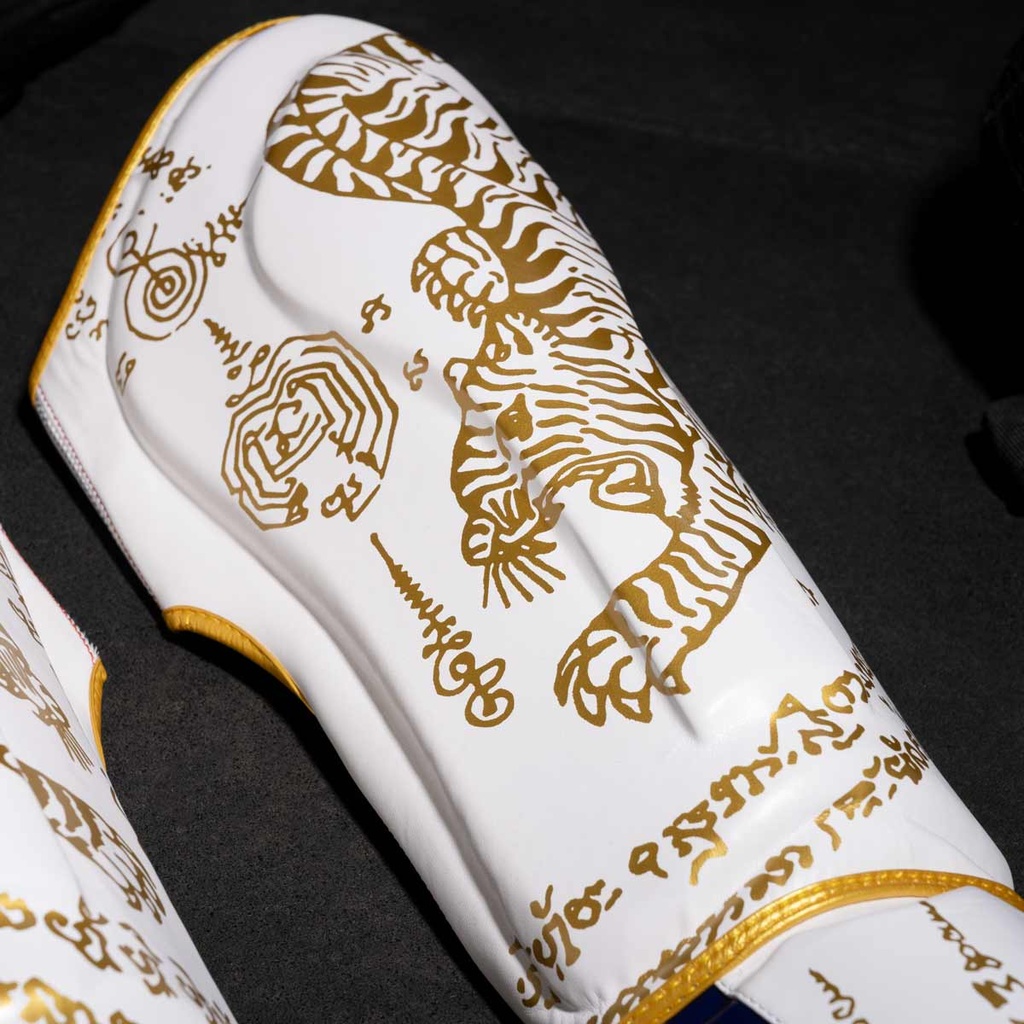 Phantom Schienbeinschoner Muay Thai LE, Weiß 8