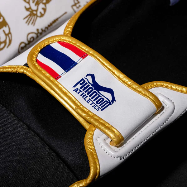 Phantom Schienbeinschoner Muay Thai LE, Weiß