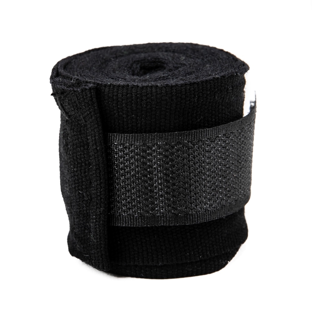 King Pro Boxing Boxbandage 4,5m halbelastisch, Schwarz