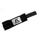 King Pro Boxing Boxbandage 4,5m halbelastisch, Schwarz