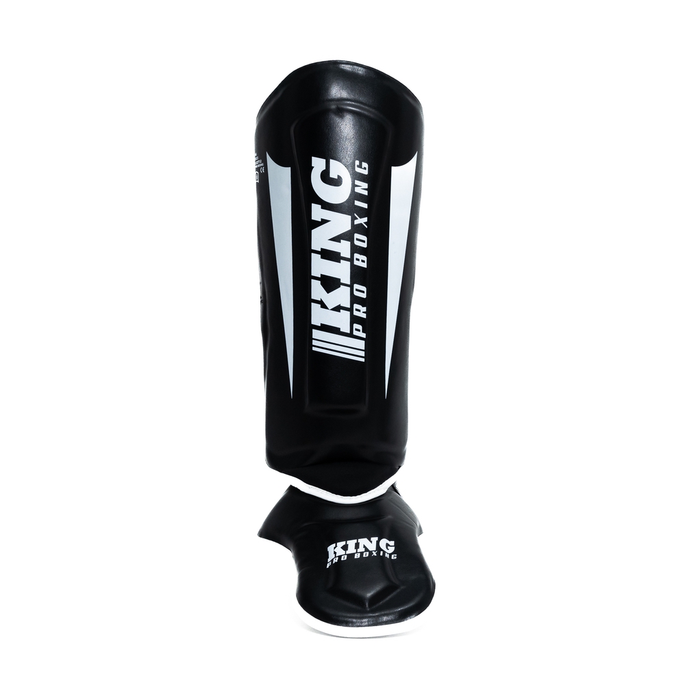 King Pro Boxing Schienbeinschoner Revo, Schwarz-Weiß