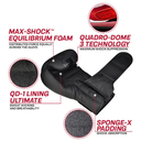 RDX Boxhandschuhe F6 Kara, Schwarz