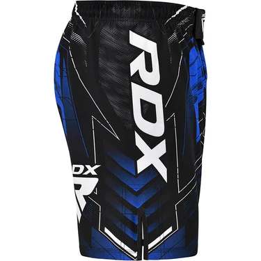 RDX Fight Shorts IMMAF, Schwarz-Blau 5