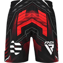 RDX Fight Shorts IMMAF, Schwarz-Rot
