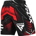 RDX Fight Shorts IMMAF, Schwarz-Rot 3