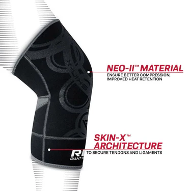 RDX Kniebandage Neopren K1, Schwarz