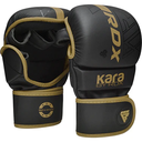 RDX MMA Handschuhe Sparring F6 Kara, Schwarz-Gold