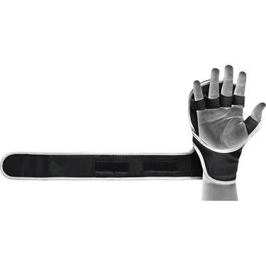RDX MMA Handschuhe Sparring F6 Kara, Schwarz-Weiß 6