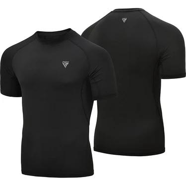 RDX Rash Guard T15, Schwarz 3
