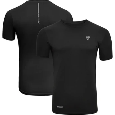 RDX T-Shirt Dry Fit T2, Schwarz
