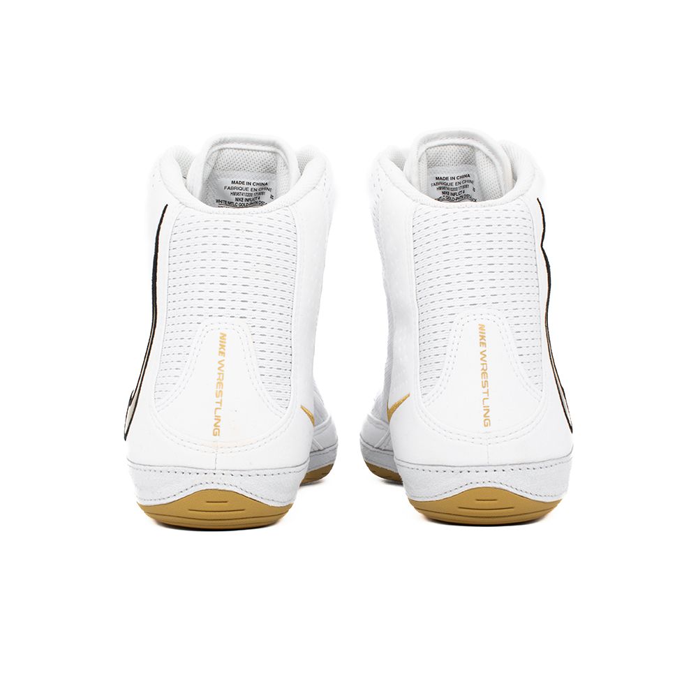 Nike Ringerschuhe Inflict 4, Weiß-Gold 3