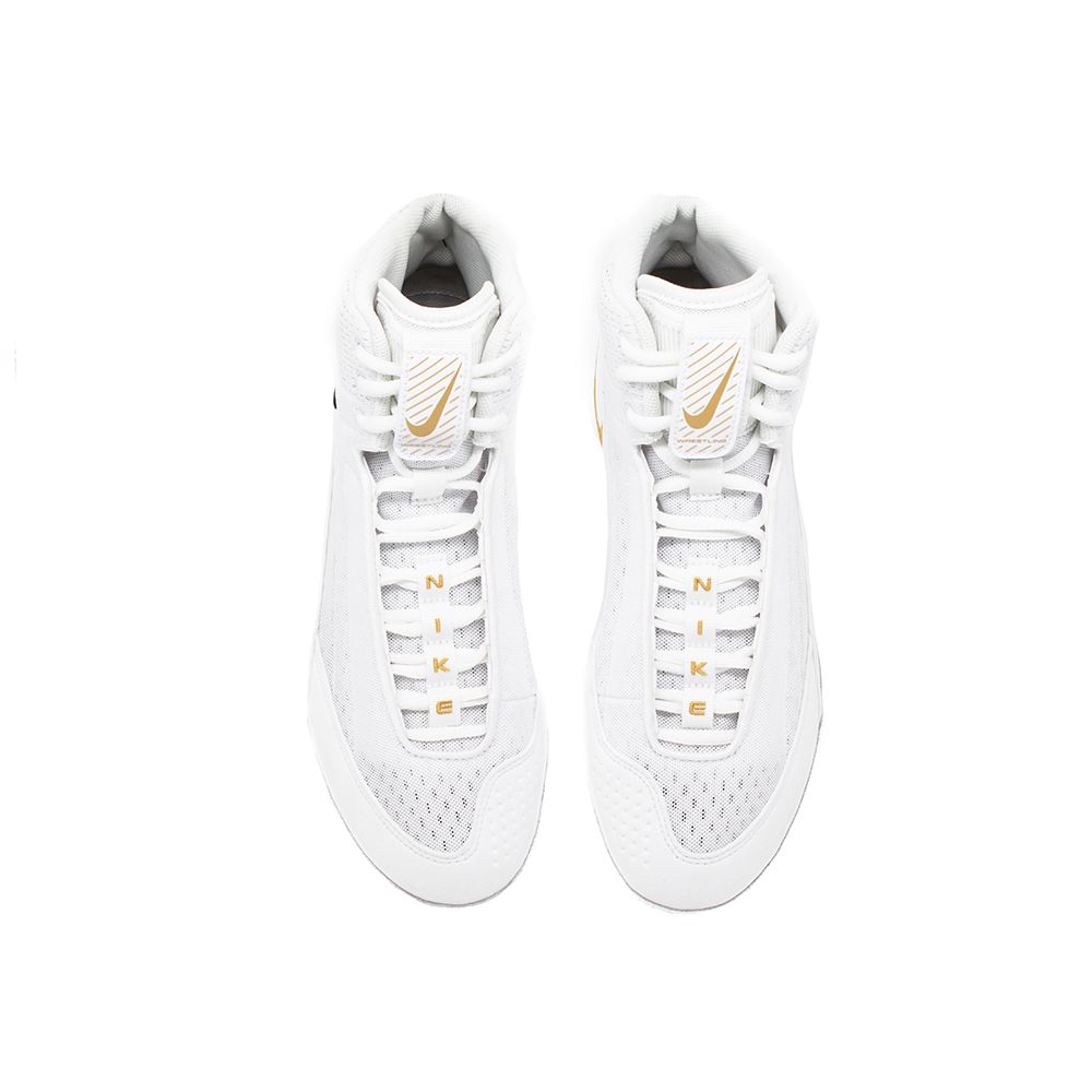 Nike Ringerschuhe Inflict 4, Weiß-Gold 6