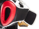 Top King Kopfschutz Face Saver, Schwarz-Rot 3