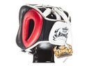 Top King Kopfschutz Face Saver, Schwarz-Rot