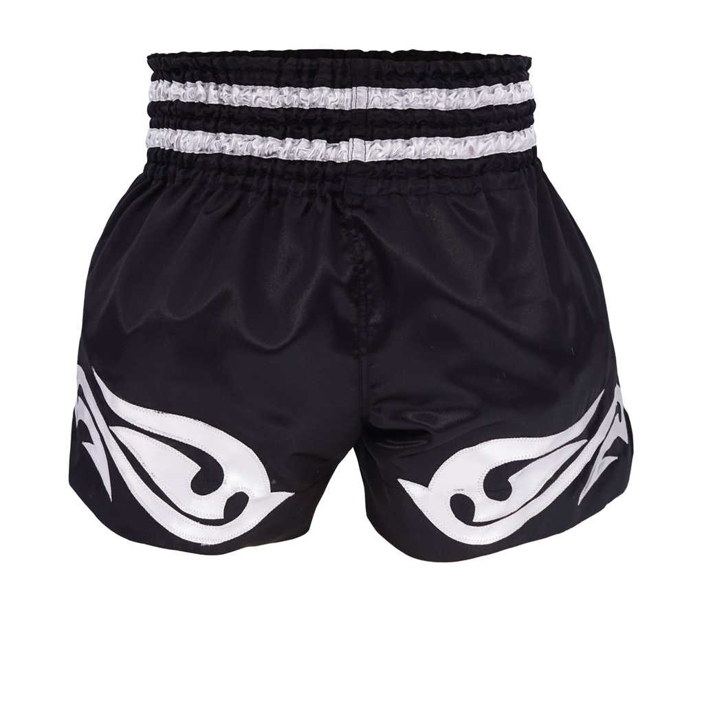 Top King Muay Thai Shorts TKTBS-094, Schwarz